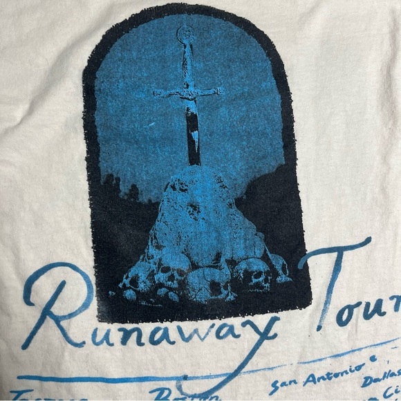 Post Malone Tour Shirt Long Sleeve Live Runaway 2019 White Size S Posty Co Band - Picture 9 of 9
